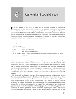 06 Regional and Social Dialects