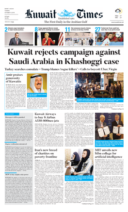 Kuwaittimes 16-10-2018.Qxp Layout 1