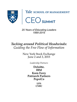 Tacking Around Political Headwinds: Guiding the Free Flow of Information