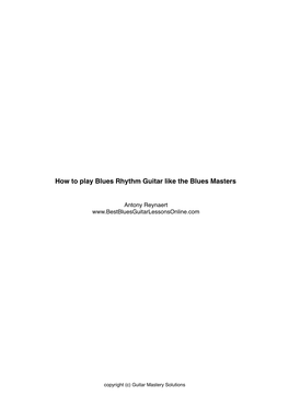 Bluesrhythmguitarebook.Pdf