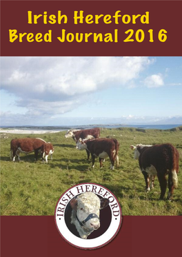 Irish Hereford Breed Journal 2016