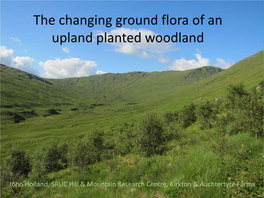 The Changing Ground Flora of an Upland Planted Woodland