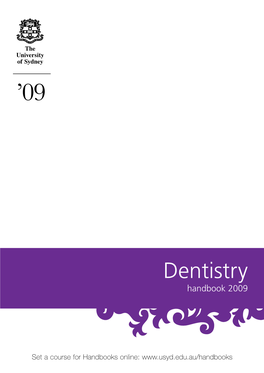 Dentistry Handbook 2009