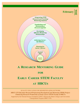 Research Mentoring Guide for Early Career STEM Faculty