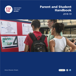 Parent and Student Handbook 2018-19