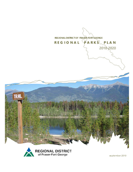 REGIONAL PARKS PLAN 2010-2020 Cedarside Regional Park