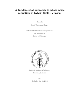 A Fundamental Approach to Phase Noise Reduction in Hybrid Si/III-V Lasers