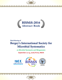 Bismis-2016 Abstract Book