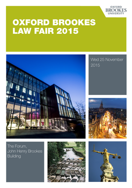 Oxford Brookes Law Fair 2015