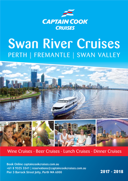 Swan River Cruises PERTH | FREMANTLE | SWAN VALLEY
