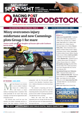 Mizzy Overcomes Injury Misfortune and Now Cummings Plots Group 1 for Mare | 2 | Saturday, March 13, 2021