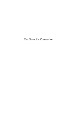 The Genocide Convention of 1948