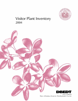 2004 Visitor Plant Inventory