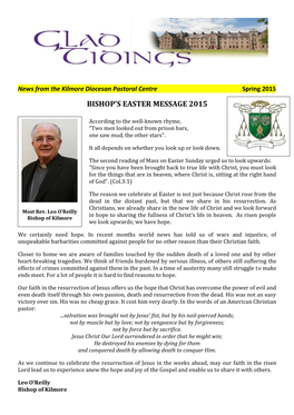 Bishop's Easter Message 2015