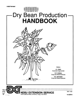 Dry Bean Production HANDBOOK