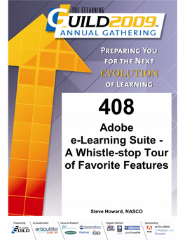Adobe E-Learning Suite - a Whistle-Stop Tour of Favorite Features