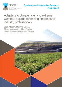 Adapting to Climate Risks and Extreme Weather: a Guide for Mining and Minerals Industry Professionals