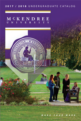 2017-2018 Undergraduate Catalog