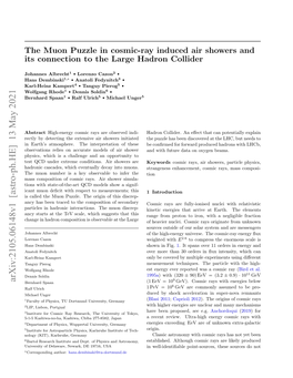 The Muon Puzzle in Cosmic-Ray Induced Air Showers and Its Connection to the Large Hadron Collider