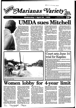 UMDA Sues M Itchell