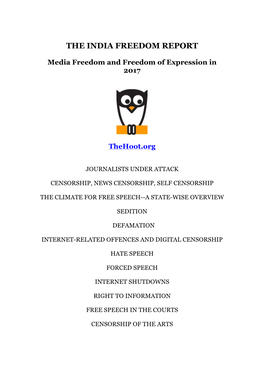 The India Freedom Report