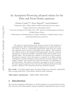 An Asymptotic-Preserving All-Speed Scheme for the Euler and Navier-Stokes Equations