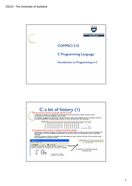 CS210 - the University of Auckland