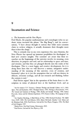 Incarnation and Science