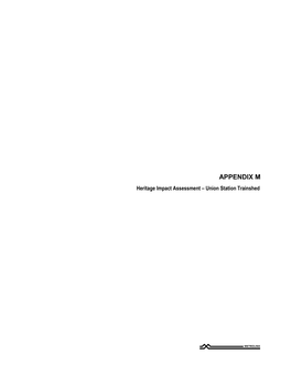 Heritage Impact Assessment (HIA)