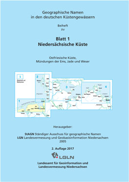 Blatt 1 Niedersächsische Küste