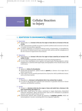 Chapter 1 Cellular Reaction to Injury 3