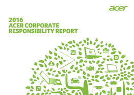 2016 Acer Corporate Responsibility Report