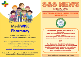 SPRING 2020 Issue Number 33 SALFORDS & SIDLOW PARISH COUNCIL NEWSLETTER