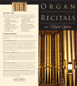 Organ Recitals