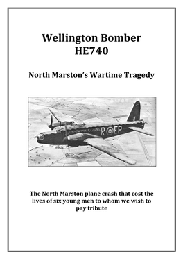 Wellington Bomber HE740