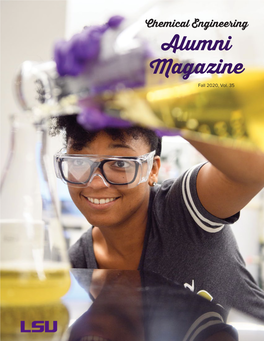 Chemical Engineering Alumni Magazine Fall 2020, Vol. 35 ADVISORY COMMITTEE