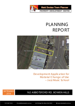 Planning Report