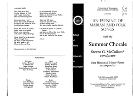 Summer Chorale