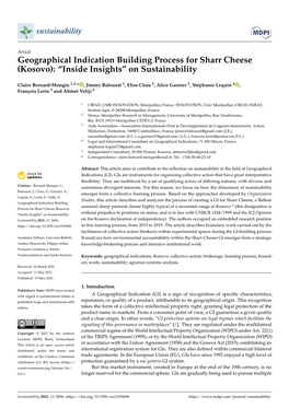 Kosovo): “Inside Insights” on Sustainability