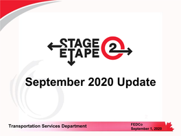 September 2020 Update