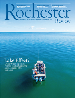 Lake E≠Ect? a Research Team Explores the Dynamics of Naturally Occurring Greenhouse Gases in the Great Lakes