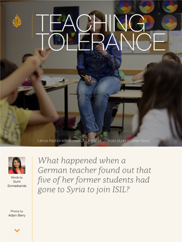 What Happened When a German Teacher Found out That Five of Her