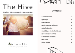 Contents Atelier 21 Community Newsletter