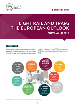 Light Rail and Tram: the European Outlook November 2019