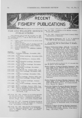 Fishery Publications