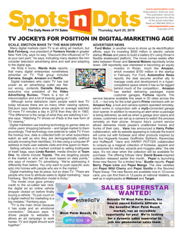 Tv Jockeys for Position in Digital-Marketing