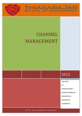 Channel Management