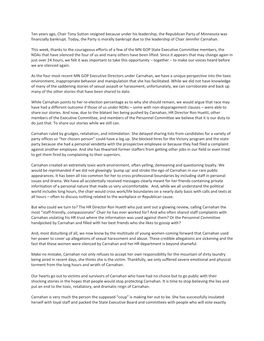 Ten Years Ago, Chair Tony Sutton Resigned Because Under His Leadership, the Republican Party of Minnesota Was Financially Bankrupt