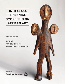 16Th Acasa Triennial Symposium on African Art