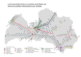 Latvijas Dz Shema Ar Kravas Stacijam (2019-2020) LV Ldz Krasas